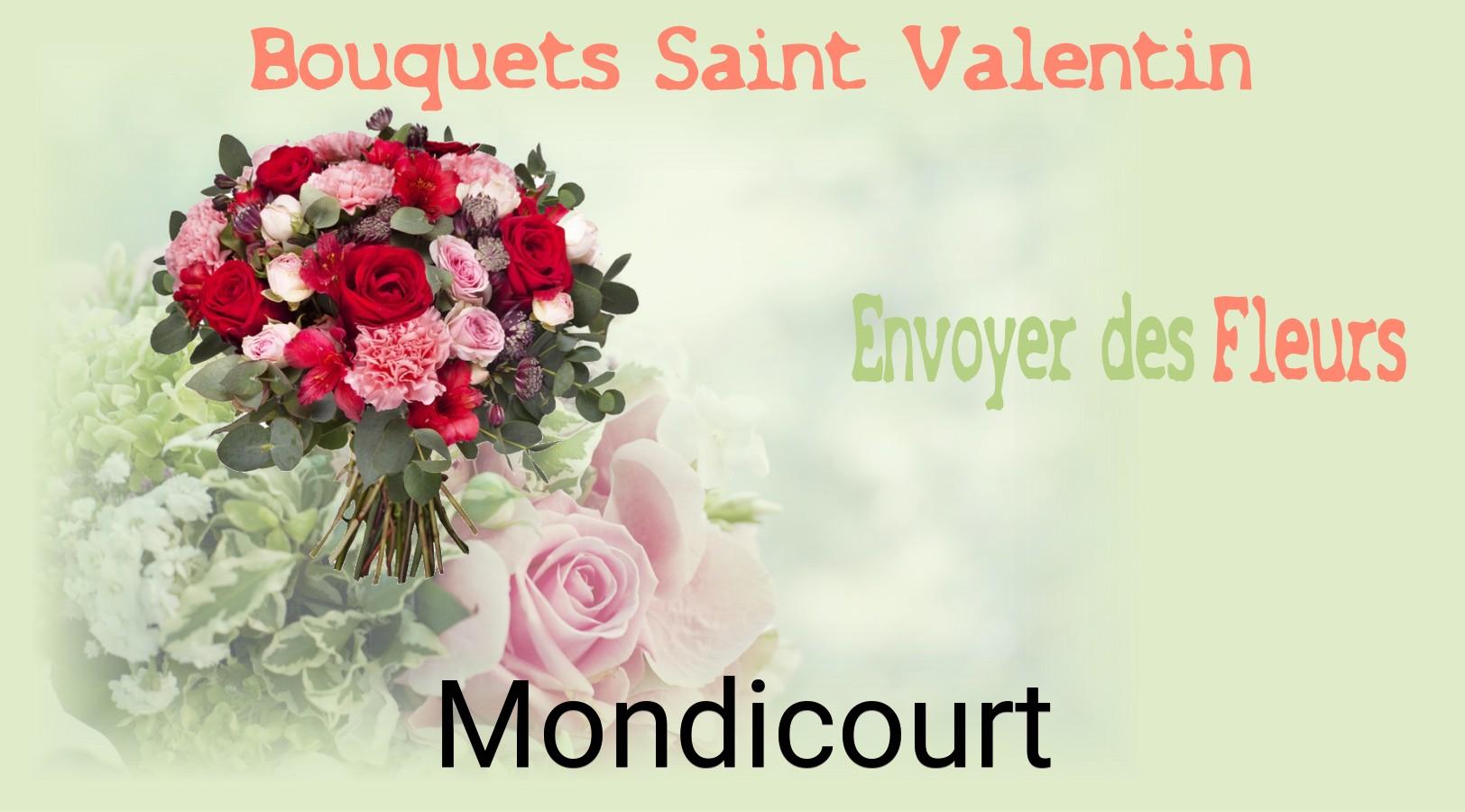 Roses de Saint-Valentin livrées à Mondicourt